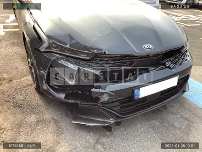 Photo 1 of 15: 2021 Kia K5, VIN KNAG341ABMA144358 — Korean insurance auction