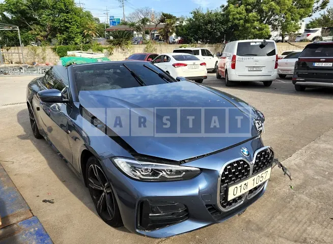 Photo 2 of 7: 2021 BMW 420i Convertible, VIN WBA71AT05MCG28847 — Korean insurance auction
