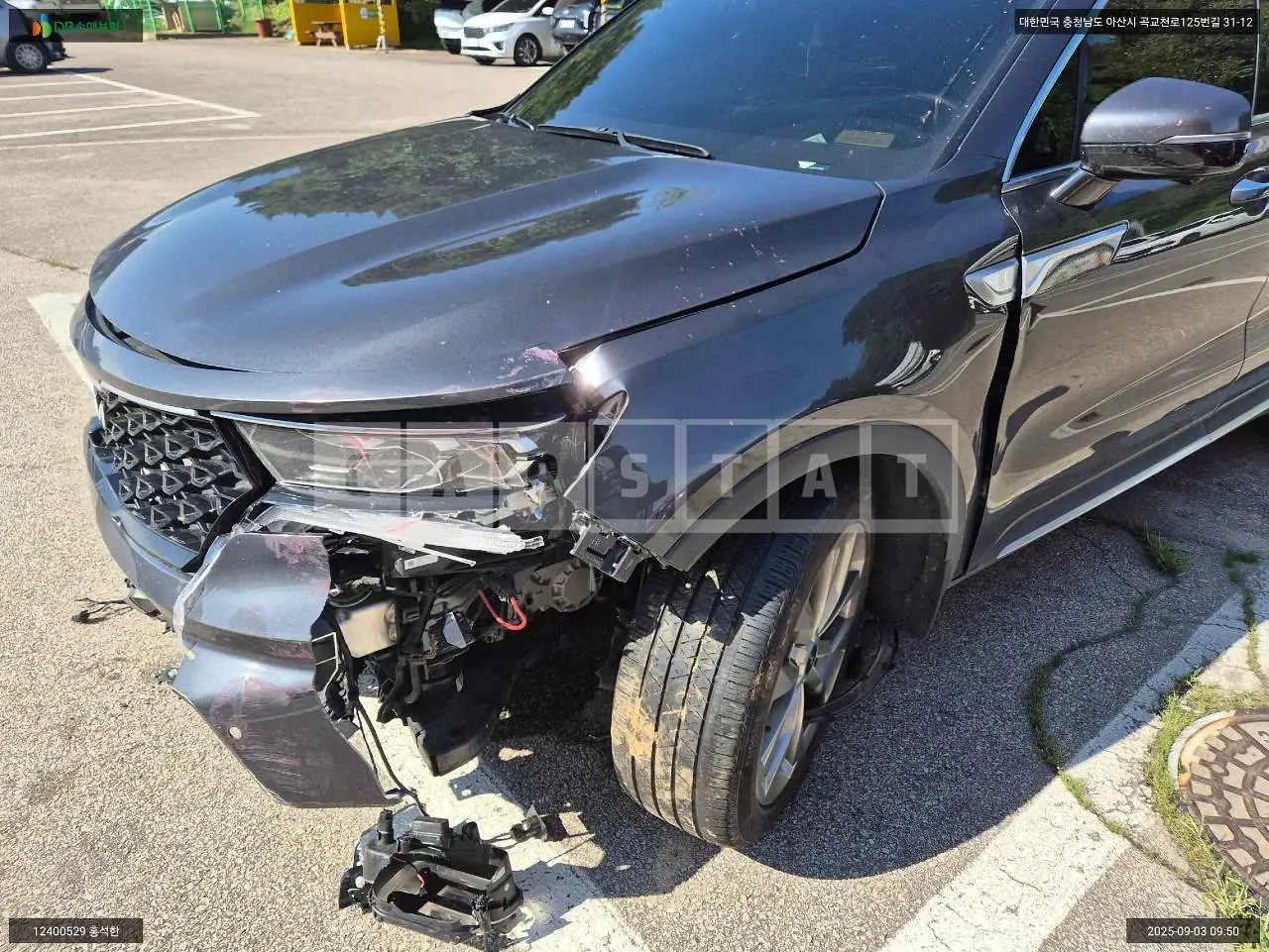 Photo 2 of 22: 2023 Kia Sorento, VIN KNARM81FGPA217347 — Korean insurance auction