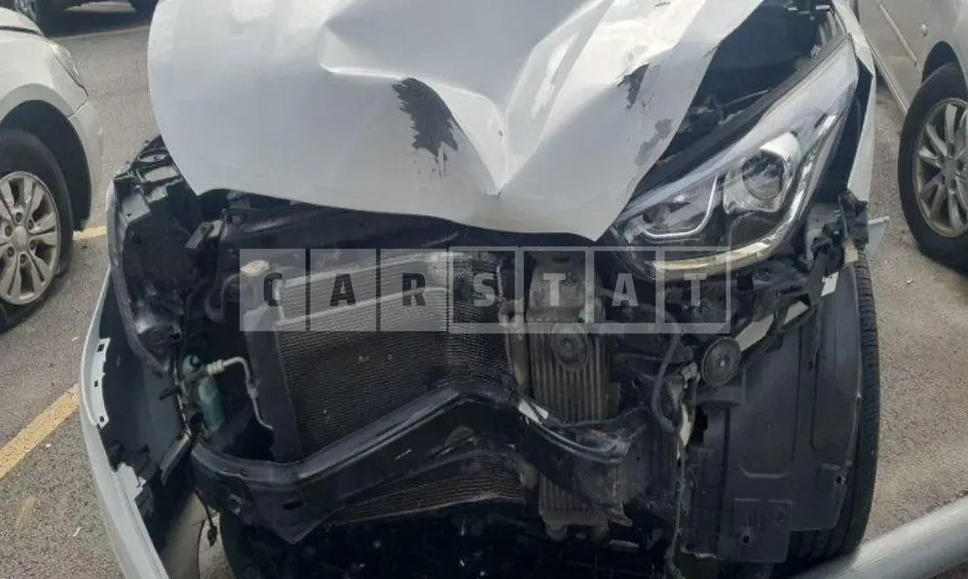 Photo 2 of 24: 2015 Hyundai Tucson, VIN KMHJT81VBFU050290 — Korean insurance auction