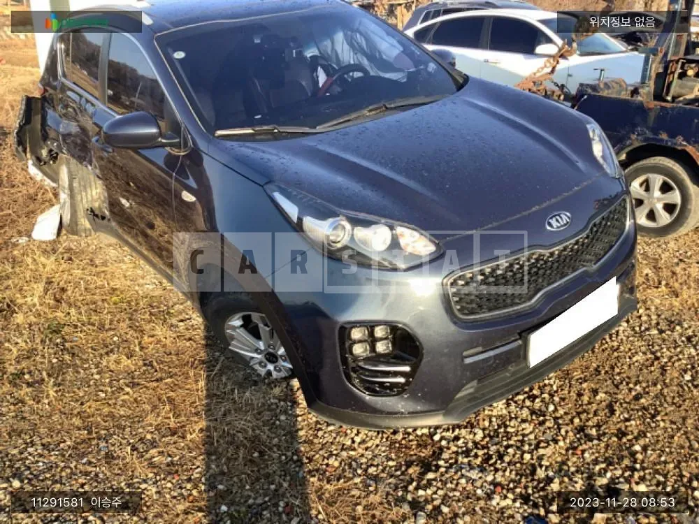 Photo 2 of 8: 2016 Kia Sportage, VIN KNAPN815GGK093606 — Korean insurance auction