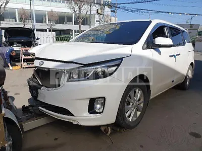 Photo 1 of 9: 2015 Kia Carnival, VIN KNHMF37ABFS058575 — Korean insurance auction