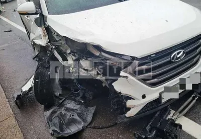 Photo 1 of 8: 2016 Hyundai Tucson, VIN KMHJ3815GGU162018 — Korean insurance auction