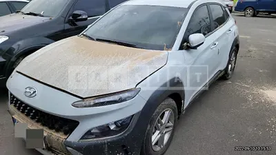 Photo 1 of 11: 2021 Hyundai Kona, VIN KMHK3813GMU699266 — Korean insurance auction