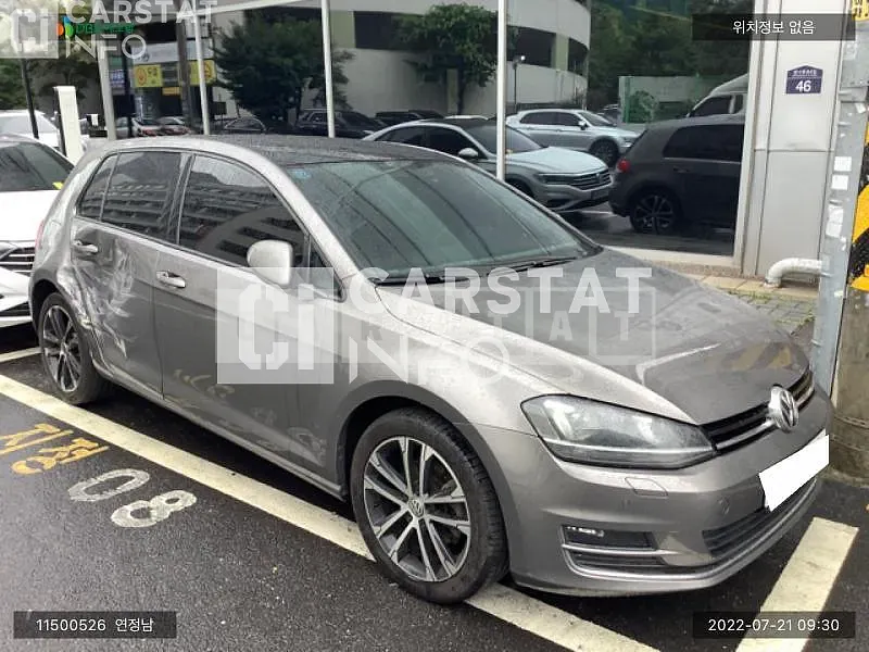 Photo 2 of 10: 2016 Volkswagen Golf, VIN WVWZZZAUZGW169262 — Korean insurance auction