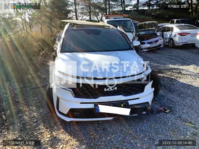 Photo 2 of 8: 2022 Kia Sorento Hybrid, VIN KNARH81GBNA111250 — Korean insurance auction