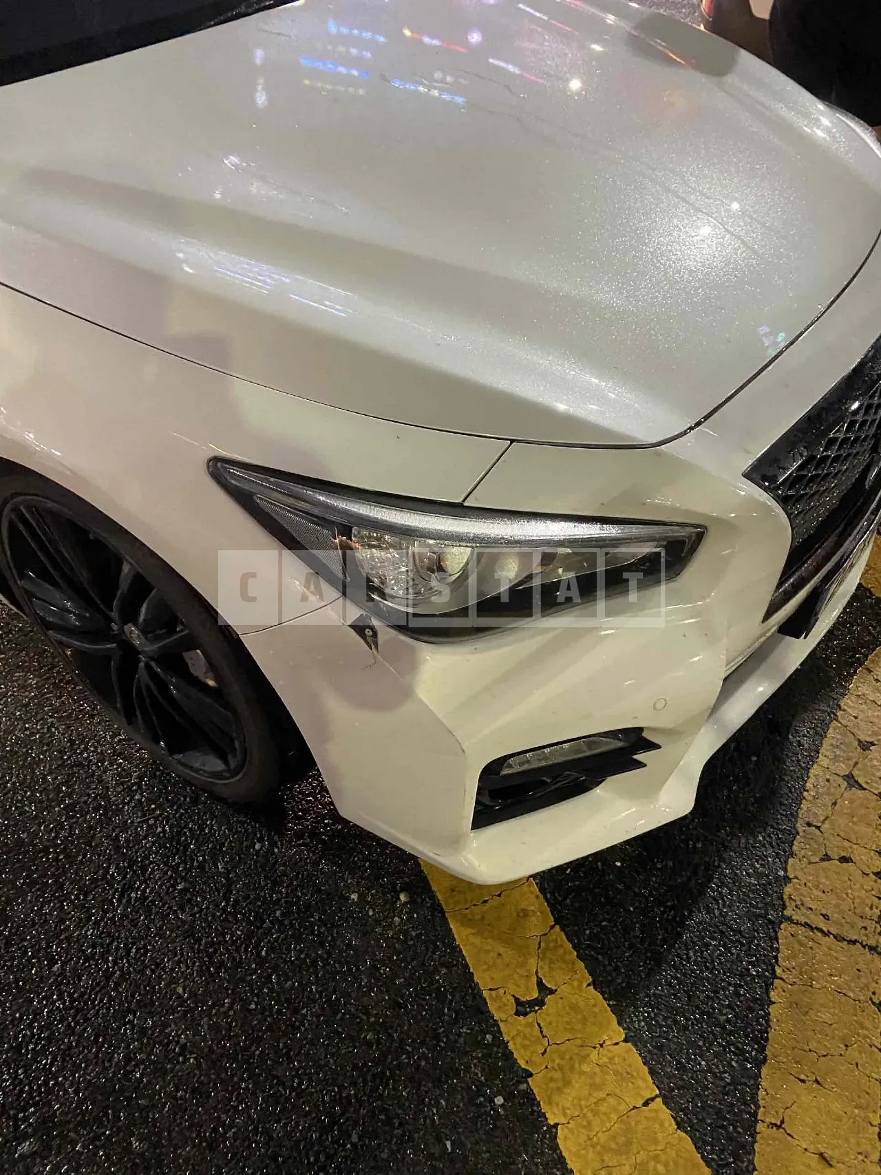 Photo 2 of 13: 2015 Infiniti Q50S Hybrid, VIN JNKAV71E3FM540175 — Korean insurance auction