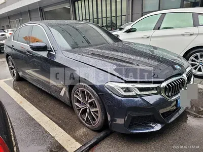 Photo 1 of 12: 2021 BMW 530i, VIN WBA71BH08NWX46676 — Korean insurance auction