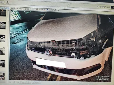 Photo 1 of 8: 2015 Volkswagen Polo 5 FL 1.4 TDI BMT, VIN WVWZZZ6RZFY301921 — Korean insurance auction
