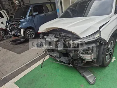 Photo 1 of 11: 2019 Hyundai Santa Fe, VIN KMHS281CDLU192224 — Korean insurance auction