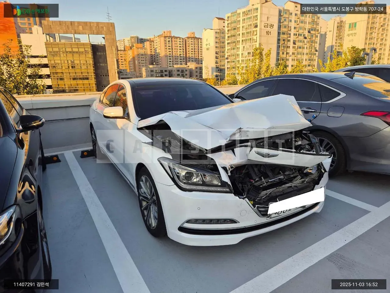 Photo 2 of 33: 2015 Hyundai Genesis, VIN KMHGL41DDFU074999 — Korean insurance auction