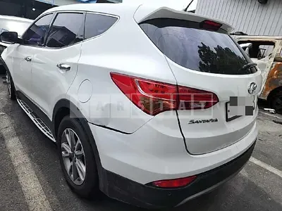 Photo 1 of 12: 2014 Hyundai Santa Fe, VIN KMHSU81UBFU313898 — Korean insurance auction