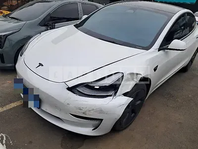 Photo 1 of 7: 2022 Tesla Model 3 Long Range — Korean insurance auction