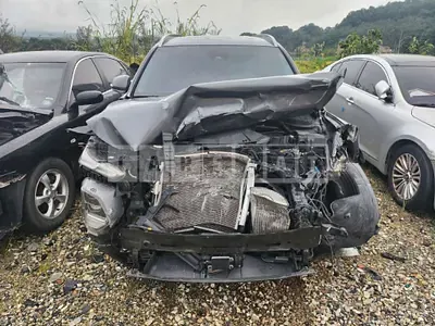 Photo 1 of 12: 2019 Hyundai Santa Fe, VIN KMHS381ADKU074587 — Korean insurance auction
