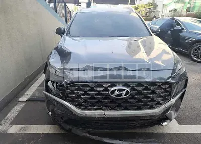Photo 1 of 25: 2021 Hyundai Santa Fe, VIN KMHS581HGMU322507 — Korean insurance auction