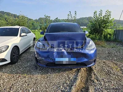 Photo 1 of 16: 2024 Tesla Model Y Long Range — Korean insurance auction