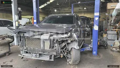 Photo 1 of 13: 2019 Hyundai Santa Fe, VIN KMHS281BBLU216193 — Korean insurance auction