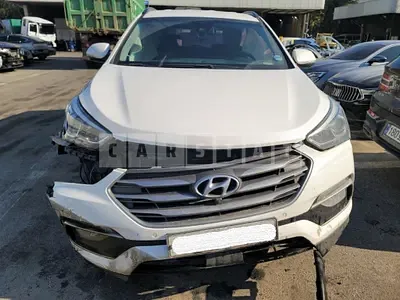 Photo 1 of 19: 2016 Hyundai Santa Fe, VIN KMHSW81UDGU641469 — Korean insurance auction