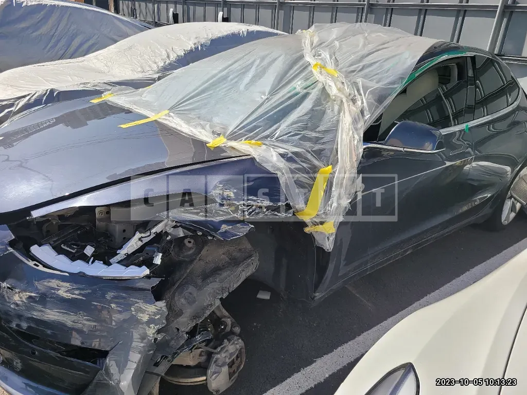 Photo 2 of 37: 2020 Tesla Model 3 Long Range, VIN 5YJ3E1EB9LF649316 — Korean insurance auction