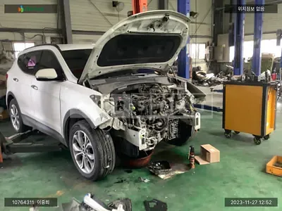 Photo 1 of 20: 2015 Hyundai Santa Fe, VIN KMHSW81XBFU510348 — Korean insurance auction