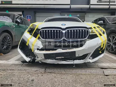 Photo 1 of 19: 2021 BMW 523d, VIN WBA11ES06MCG00585 — Korean insurance auction