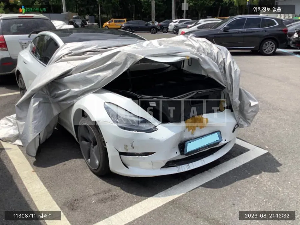 Photo 2 of 7: 2020 Tesla Model 3 Long Range, VIN 5YJ3E1EBXLF695169 — Korean insurance auction
