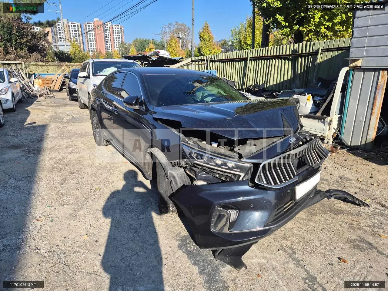 Photo 2 of 11: 2019 Kia K7 Hybrid, VIN KNALE41GBLA022810 — Korean insurance auction