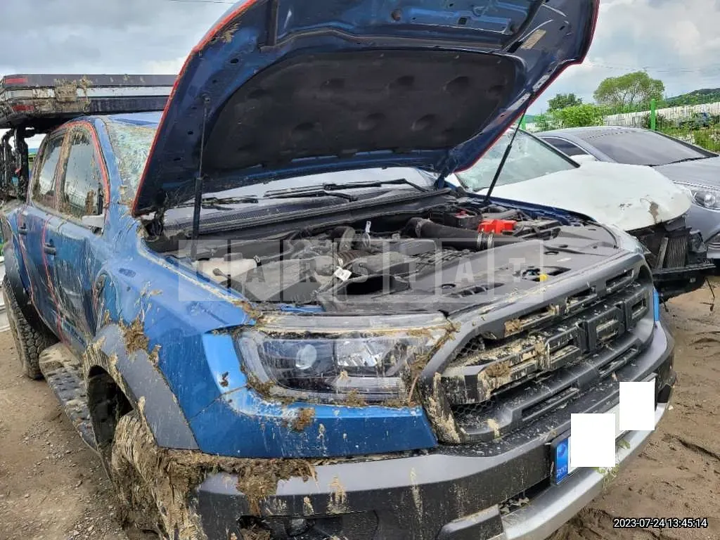 Photo 2 of 19: 2022 Ford Ranger Raptor, VIN 6FPPXXMJ2NME60295 — Korean insurance auction