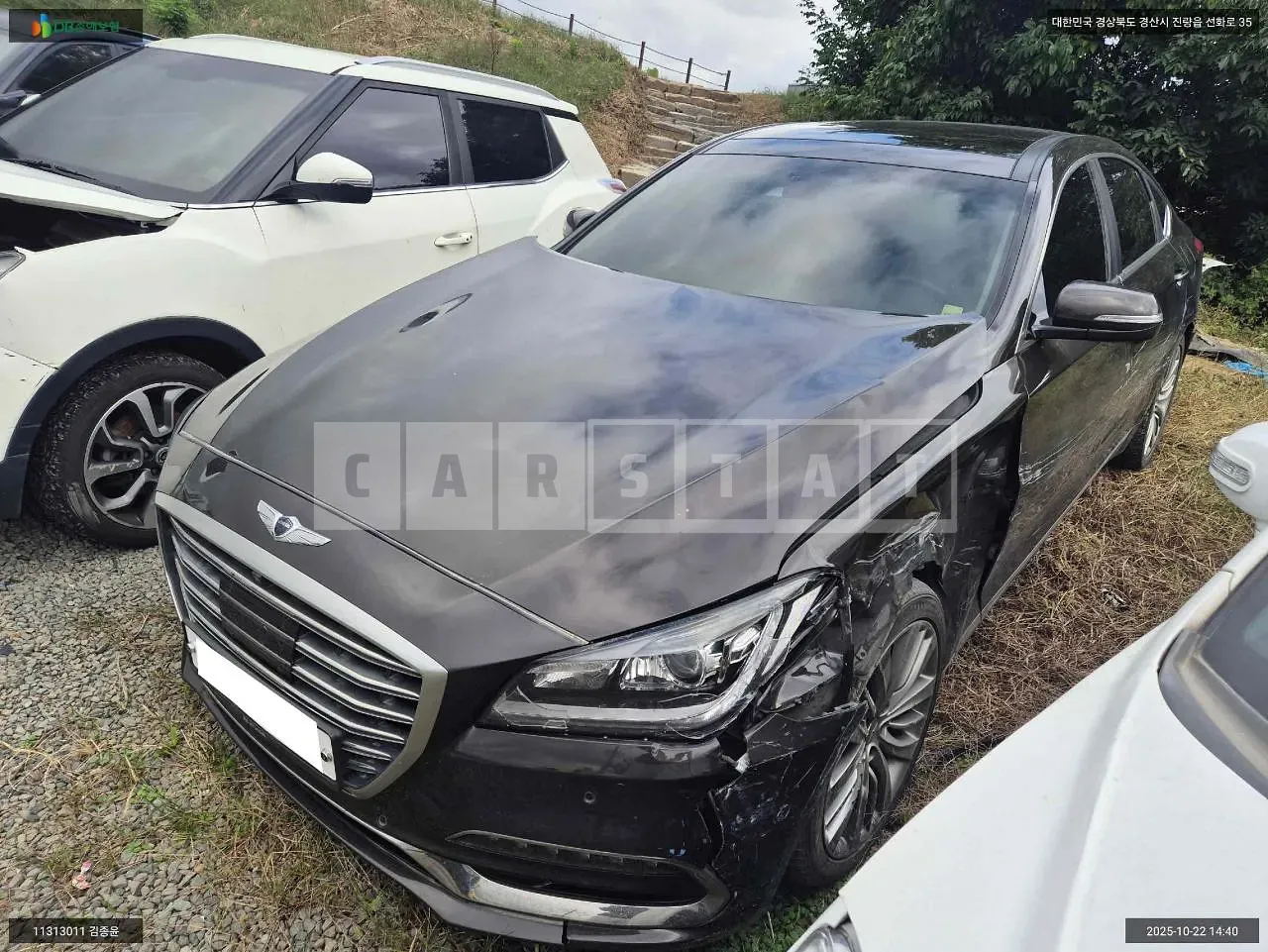 Photo 2 of 11: 2016 Hyundai Genesis G80, VIN KMHGM41DBHU202514 — Korean insurance auction