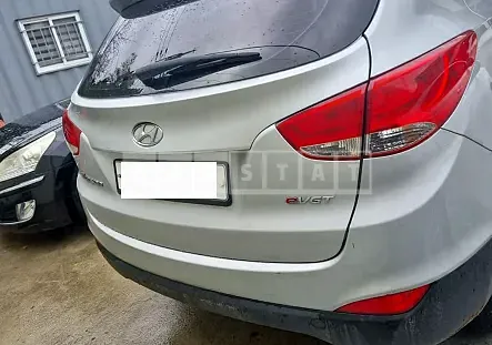 Photo 2 of 7: 2015 Hyundai Tucson, VIN KMHJT81VBFU033694 — Korean insurance auction