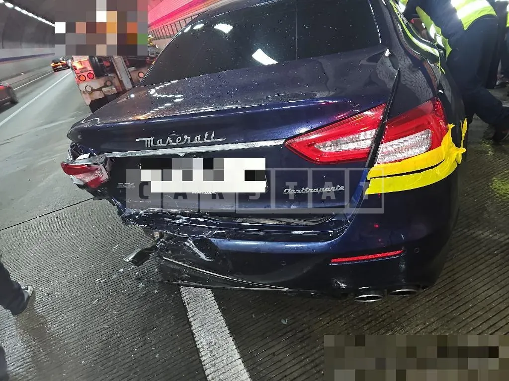 Photo 2 of 37: 2019 Maserati Quattroporte 350, VIN ZAM56XPG0K1326048 — Korean insurance auction