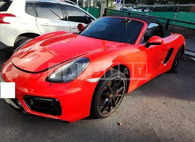 Photo 1 of 10: 2016 Porsche Boxster GTS, VIN WP0CB2985GS140104 — Korean insurance auction