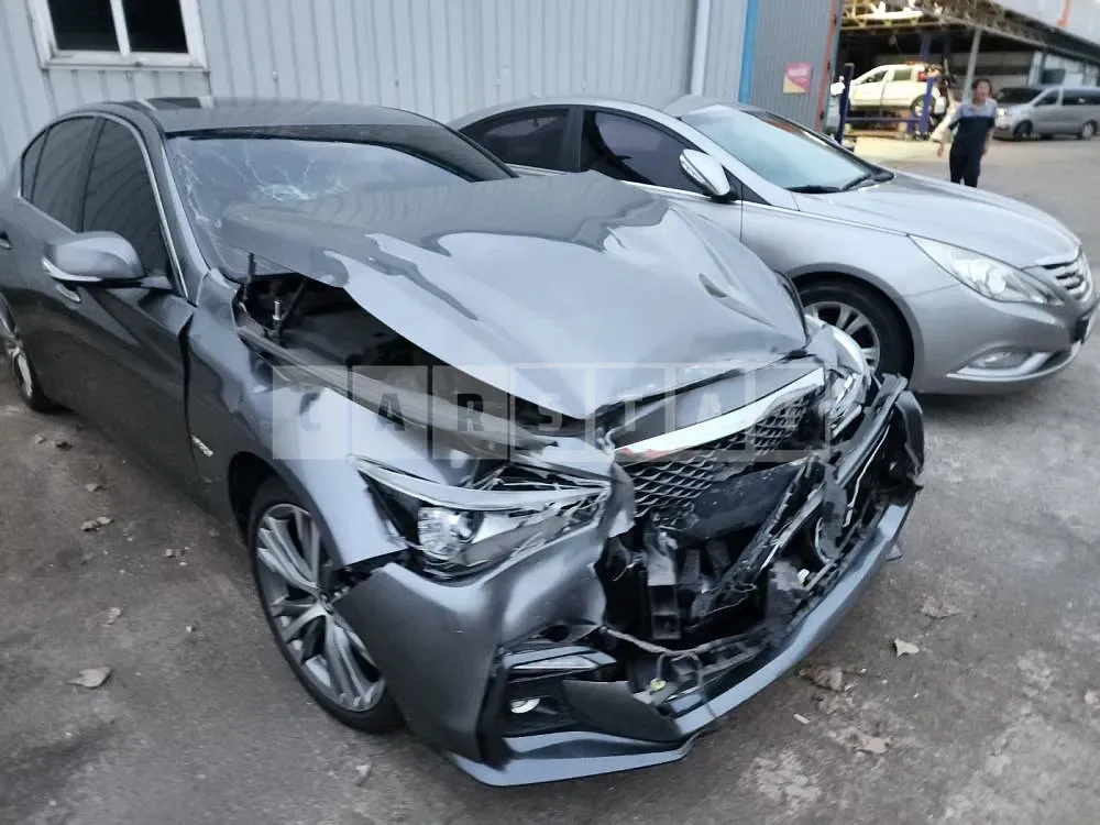 Photo 2 of 17: 2018 Infiniti Nissan Q50S, VIN JNKAV71E0JM170148 — Korean insurance auction