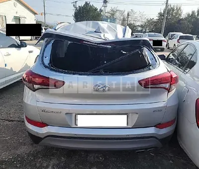 Photo 1 of 14: 2018 Hyundai Tucson, VIN KMHJ381ABJU606132 — Korean insurance auction