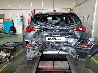 Photo 1 of 13: 2019 Hyundai Kona, VIN KMHK7815GKU308179 — Korean insurance auction