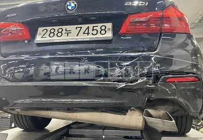 Photo 1 of 10: 2019 BMW 530i xDrive M Sport Package Plus, VIN WBAJD9109KWW50695 — Korean insurance auction
