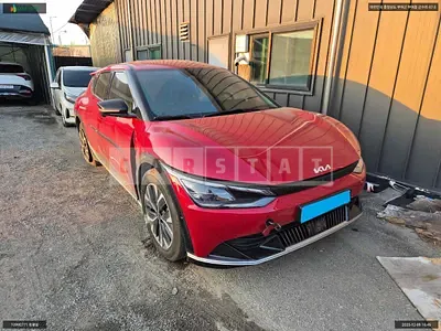 Photo 1 of 27: 2021 Kia EV6, VIN KNAC381CPNA000648 — Korean insurance auction