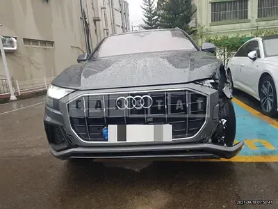 Photo 1 of 42: 2021 Audi Q8 50 TDI quattro, VIN WAUZZZF15MD009872 — Korean insurance auction