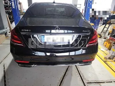 Photo 1 of 92: 2018 Hyundai Mercedes-Benz S400d 4Matic L, VIN KMHS381BBLU287607 — Korean insurance auction