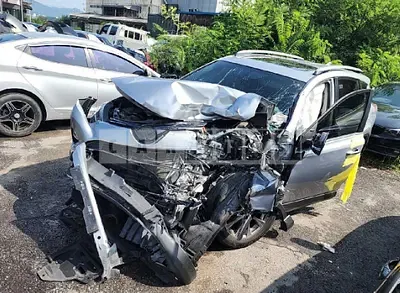 Photo 1 of 8: 2018 Toyota RAV4 Hybrid, VIN JTMDJREV1JD228946 — Korean insurance auction