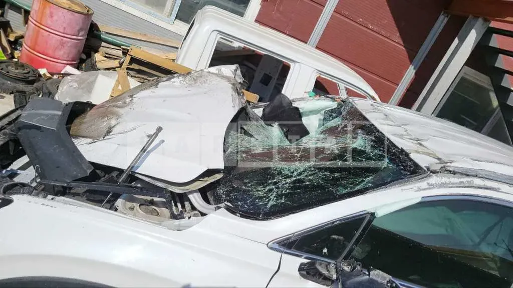 Photo 2 of 12: 2019 Hyundai Santa Fe, VIN KMHS381BBKU064020 — Korean insurance auction