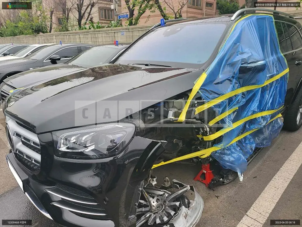 Photo 2 of 21: 2022 Mercedes-Benz GLS580 4Matic, VIN W1NFF8GE9NA769423 — Korean insurance auction