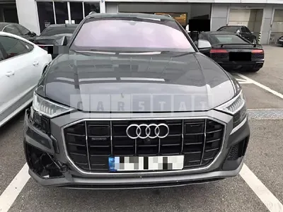 Photo 1 of 14: 2022 Audi Q8 50 TDI Four, VIN WAUZZZF16ND013656 — Korean insurance auction