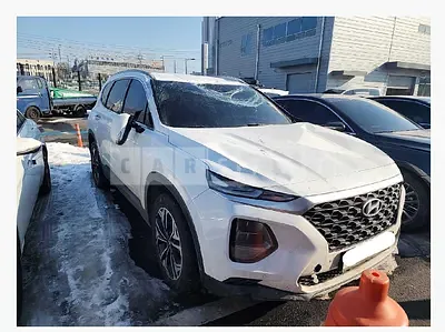 Photo 1 of 15: 2019 Hyundai Santa Fe, VIN KMHS281BBKU177128 — Korean insurance auction