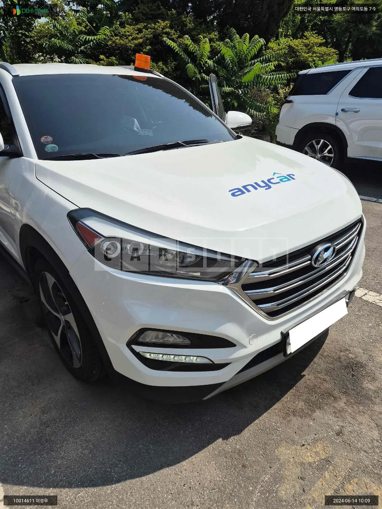 Photo 2 of 18: 2016 Hyundai Tucson, VIN KMHJ381ABHU281386 — Korean insurance auction