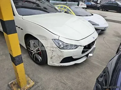 Photo 1 of 7: 2017 Maserati Ghibli, VIN ZAM57XSG6H1213105 — Korean insurance auction
