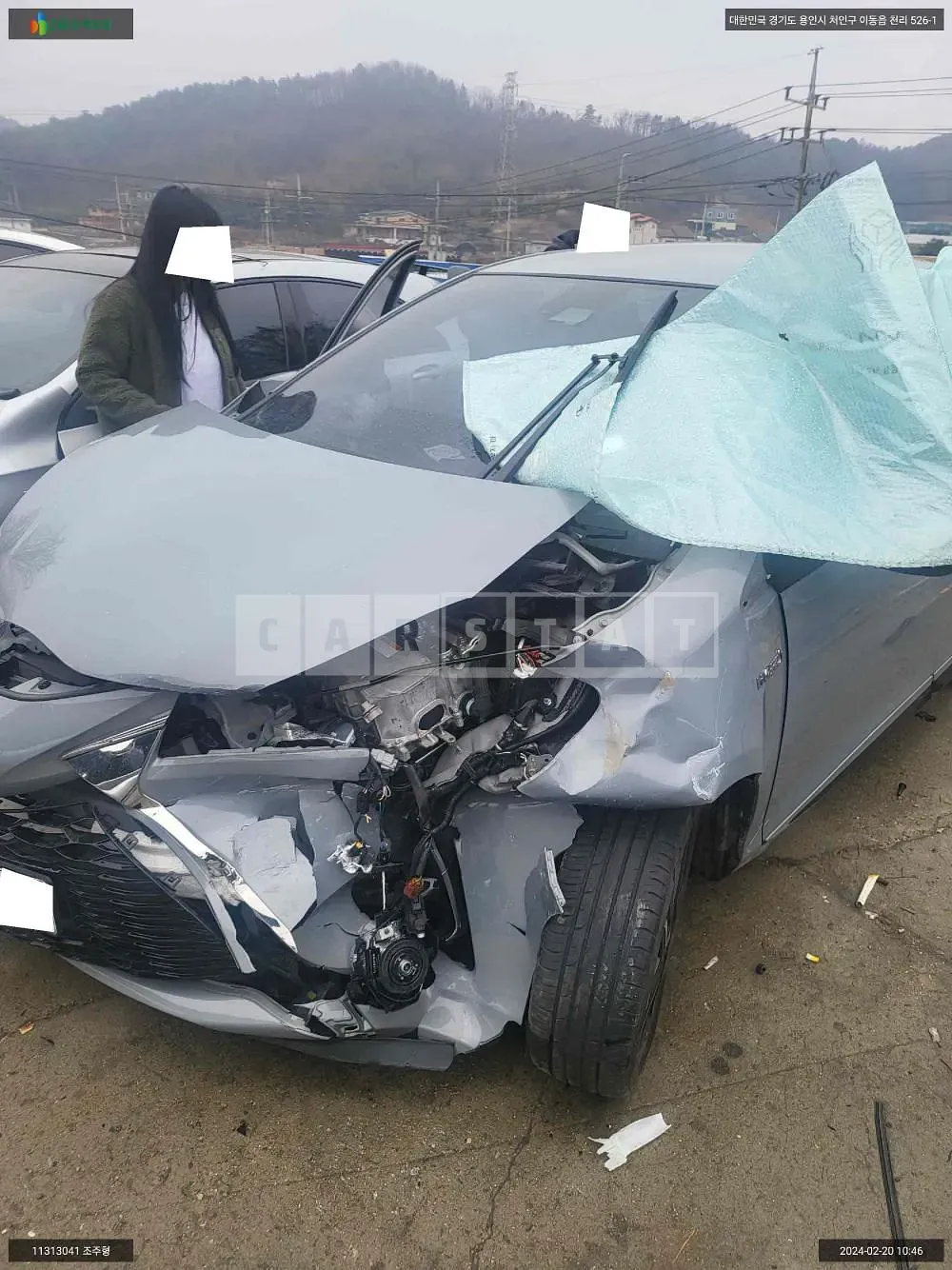 Photo 2 of 7: 2018 Toyota Yaris, VIN KL90A3A0HKZ100001 — Korean insurance auction