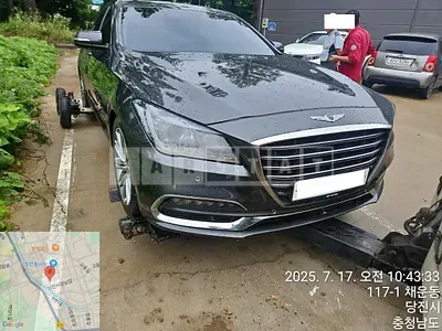 Photo 1 of 4: 2017 Hyundai Genesis G80, VIN KMHGL41DDHU215781 — Korean insurance auction
