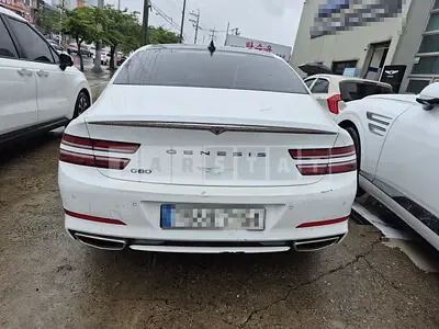Photo 1 of 12: 2021 Genesis G80, VIN KMTGB41CBNU120356 — Korean insurance auction