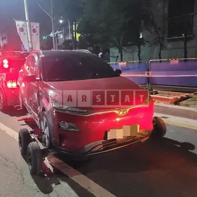 Photo 1 of 17: 2019 Hyundai Kona Electric Car — Korean insurance auction